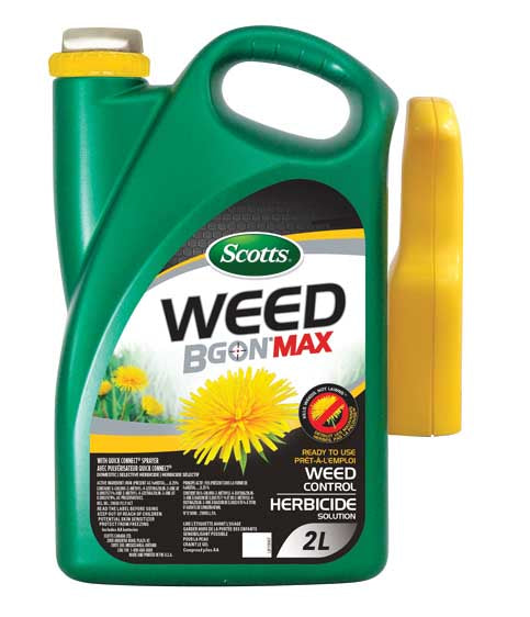 Scotts Weed B Gon Max Ready-to-Use Weed Control with Quick Connect 2L Sprayer