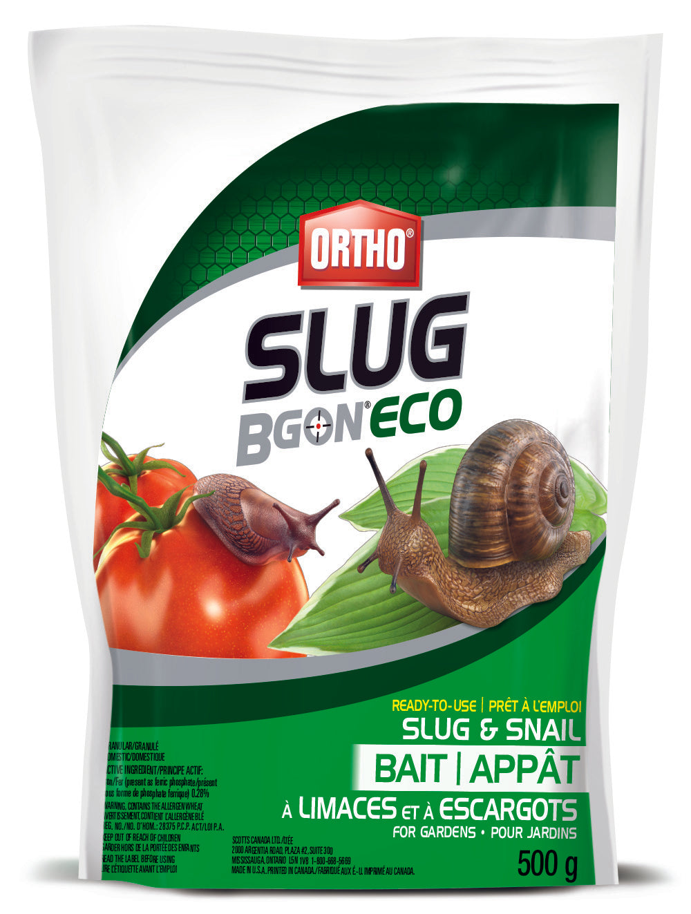 Ortho Slug B Gon ECO appât à limaces et à escargots 500g