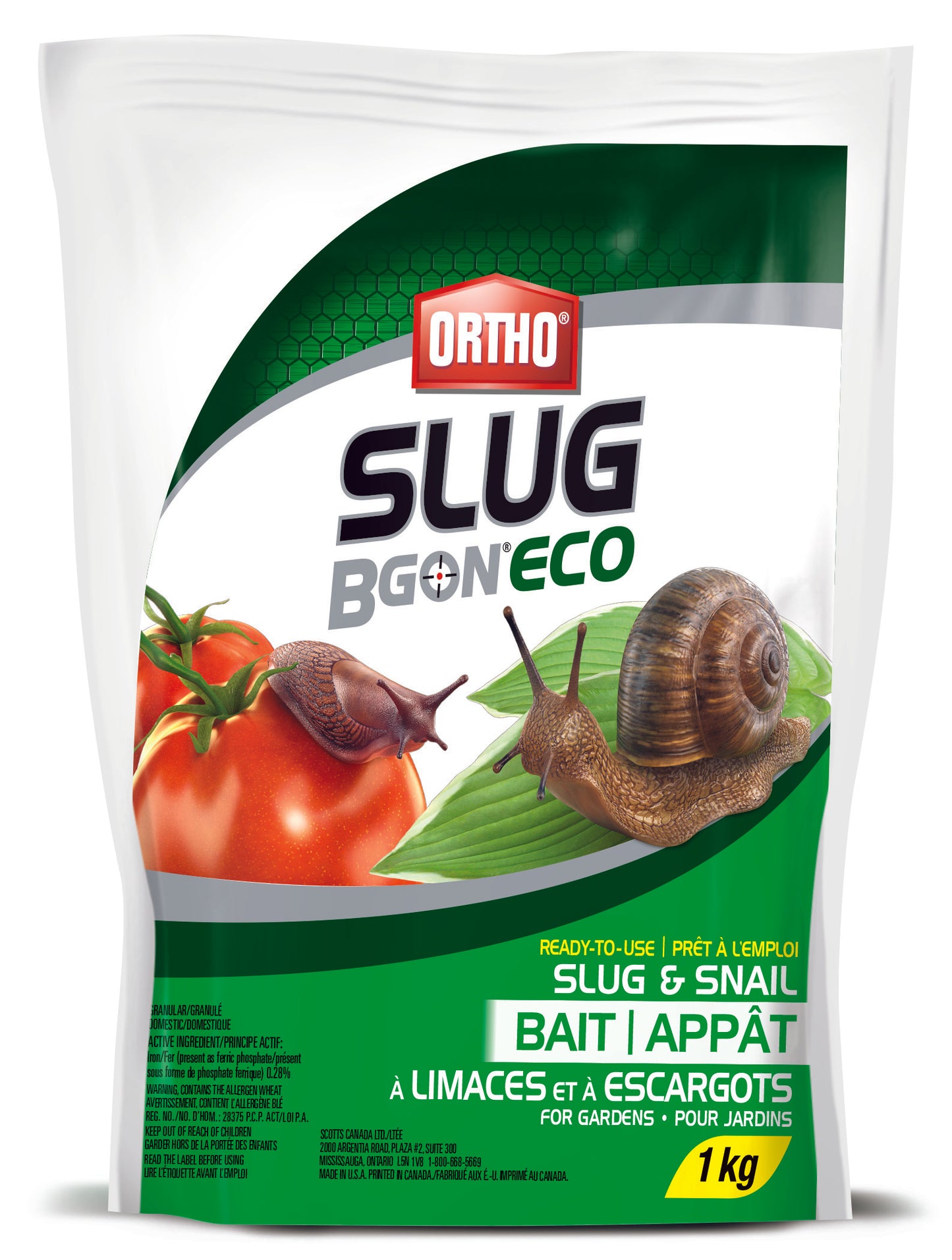 Ortho Slug B Gon ECO appât à limaces et à escargots 1Kg