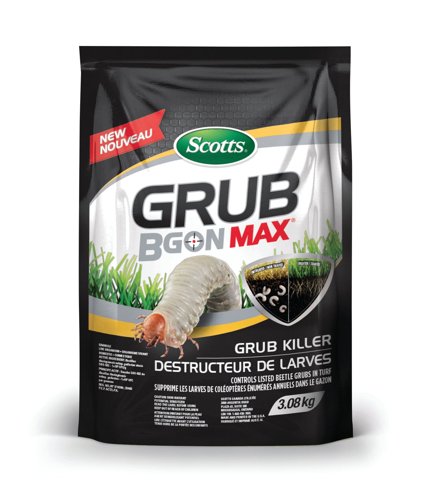 Scotts Grub B Gon Destructeur de larves 3.08 kg