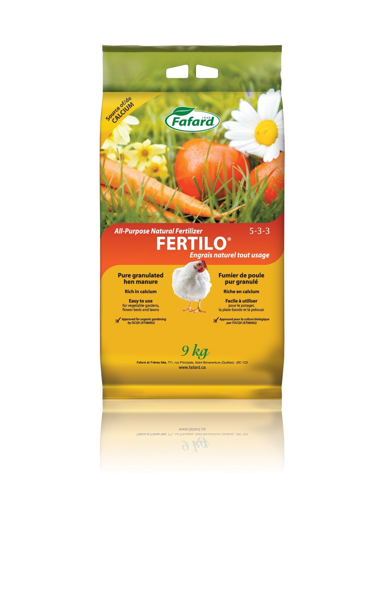 Engrais naturel Fertilo tout usage (5-3-3) 9kg