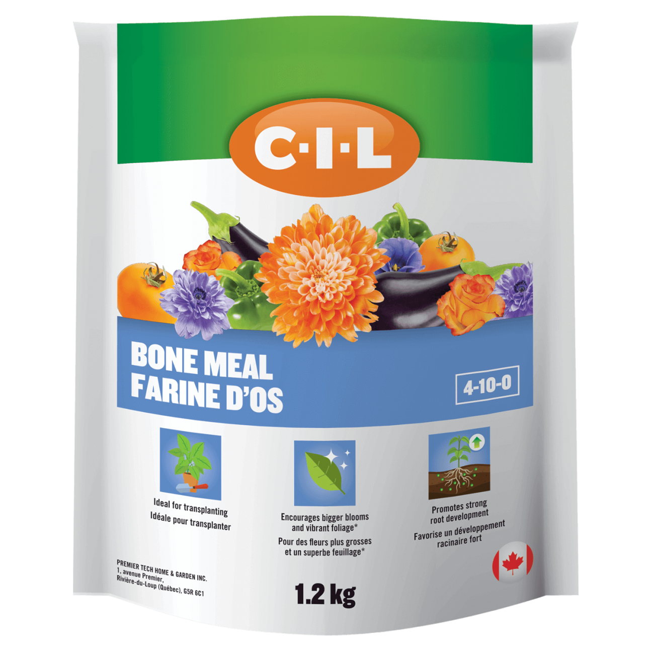 Farine d’os C-I-L® 4-10-0 1,2Kg